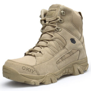 BOTAS TÁCTICAS MILITARES DE EXTERIOR DE CAÑA ALTA