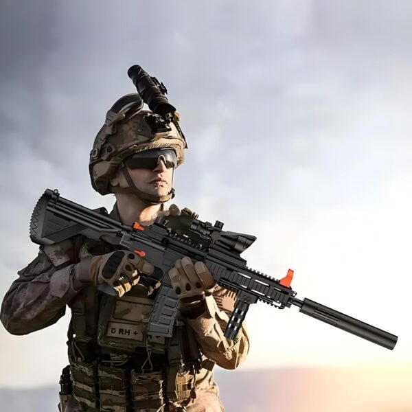 M416 RIFLE DE HIDROGEL PREMIUM BLACK - Imagen 6